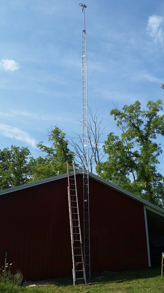 Wireless Internet tower
